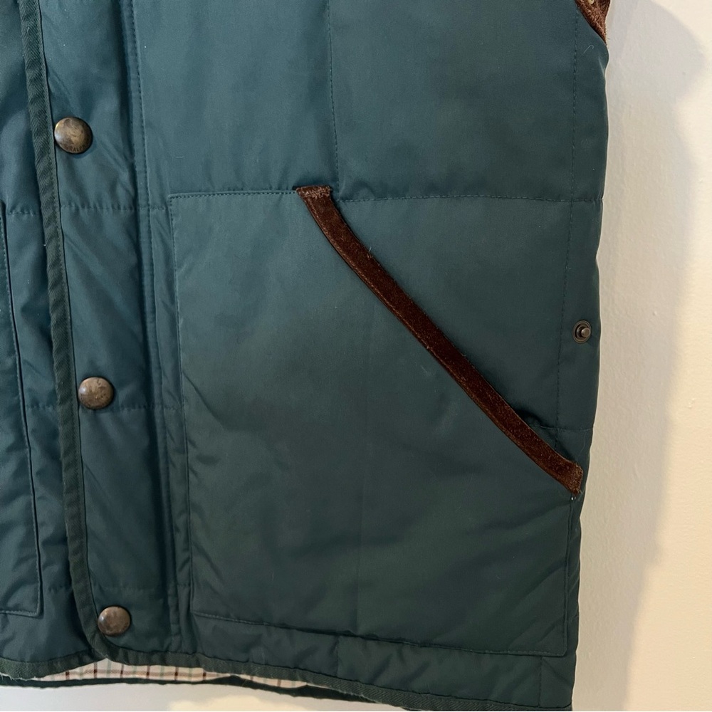 Vintage Polo Ralph Lauren Bleecker Vest Men’s Small Green Hunter Jumper Logo - Picture 5 of 16